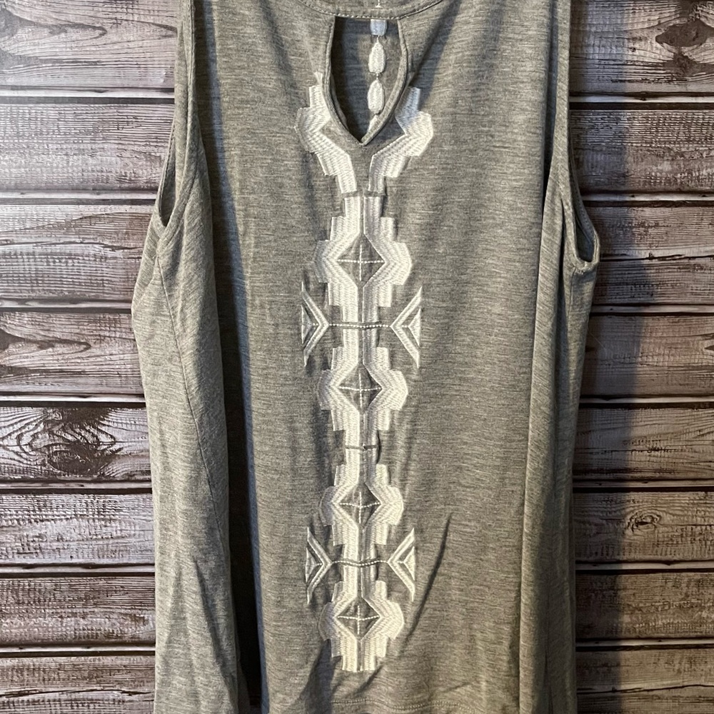 Dex grey A-line tank
